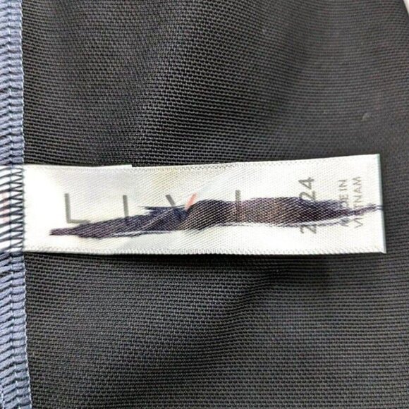 Livi Active Lane Bryant Womens Bra Sports Wireless Strappy T Back Gray 22 / 24 - Picture 5 of 10